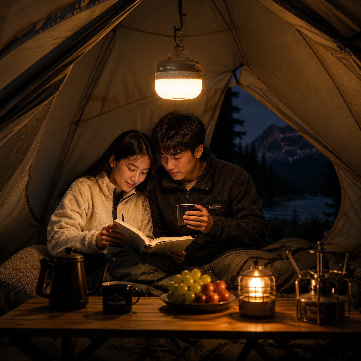 Lanterna LED Naturehike AuraLight IPX4