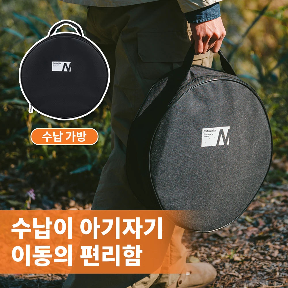 Naturehike Cool Camping Gear Outdoor Barbecue Griddle Round Tabletop Barbecue Grill Portable Carbon Stove Charcoal Grill Stove