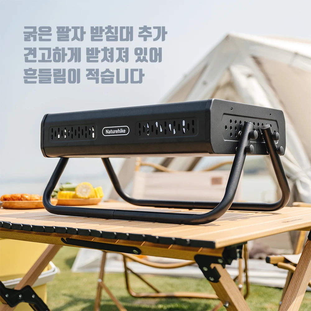Naturehike Camping BBQ Grill Portable Folding Charcoal Grills Outdoor Folding Table Cookware Griddle Picnic Barbecue Grills