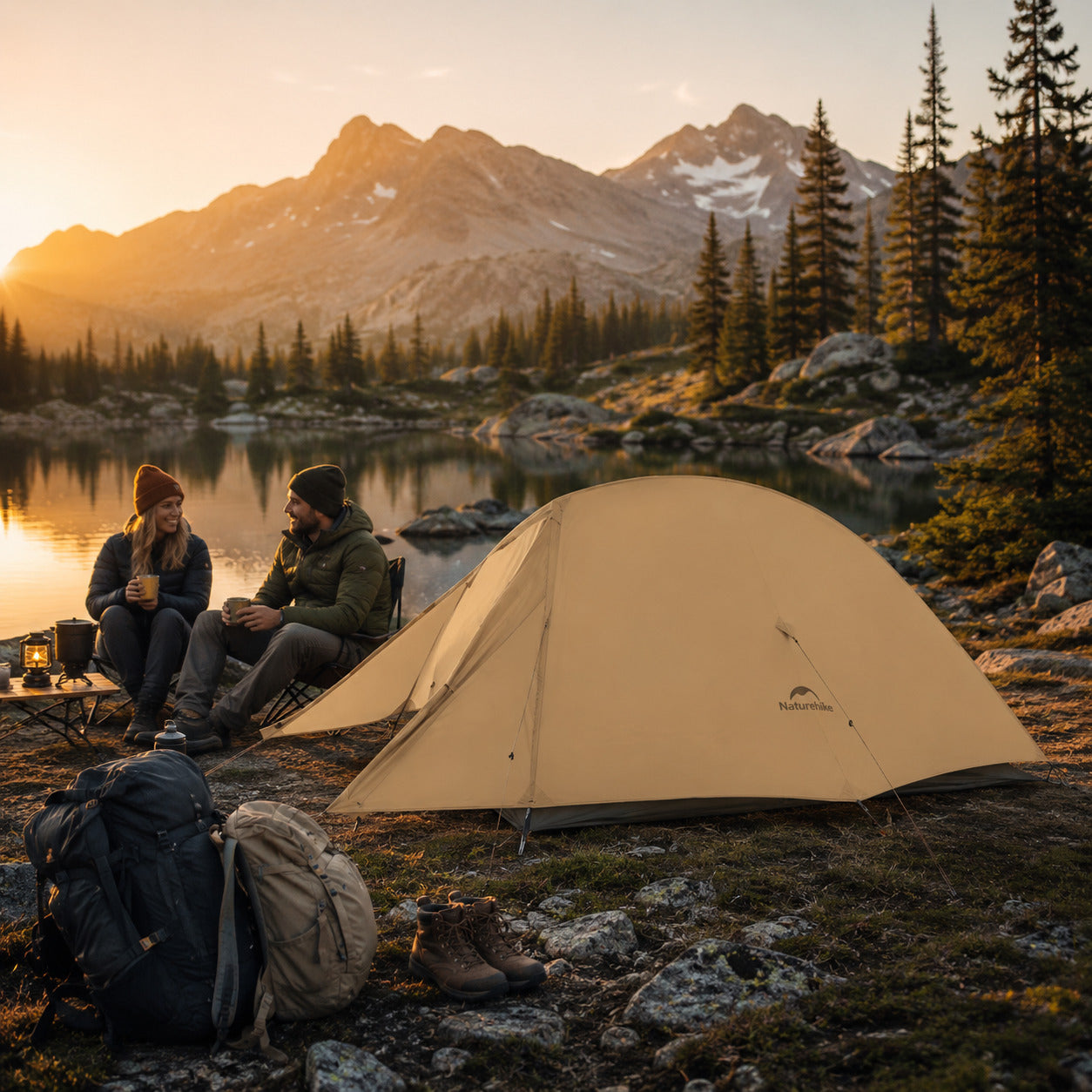 Barraca Naturehike 2 Pessoas para Camping Areia