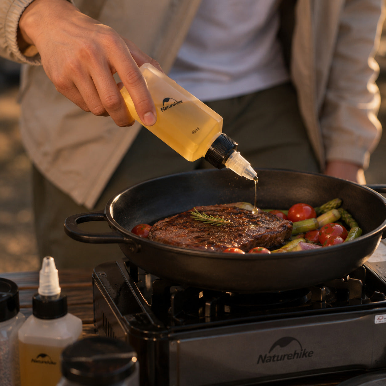 Kit Porta Temperos NatureHike Camp Chef