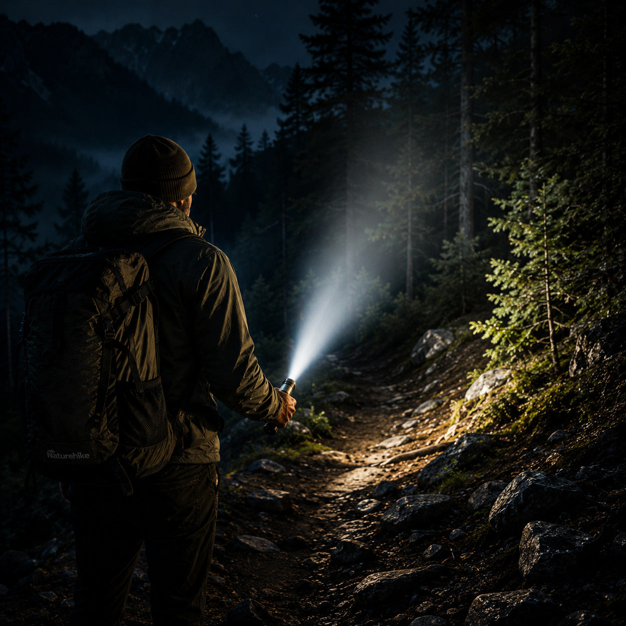 Lanterna NatureHike Ranger 2800LM USB-C IP44 para Camping