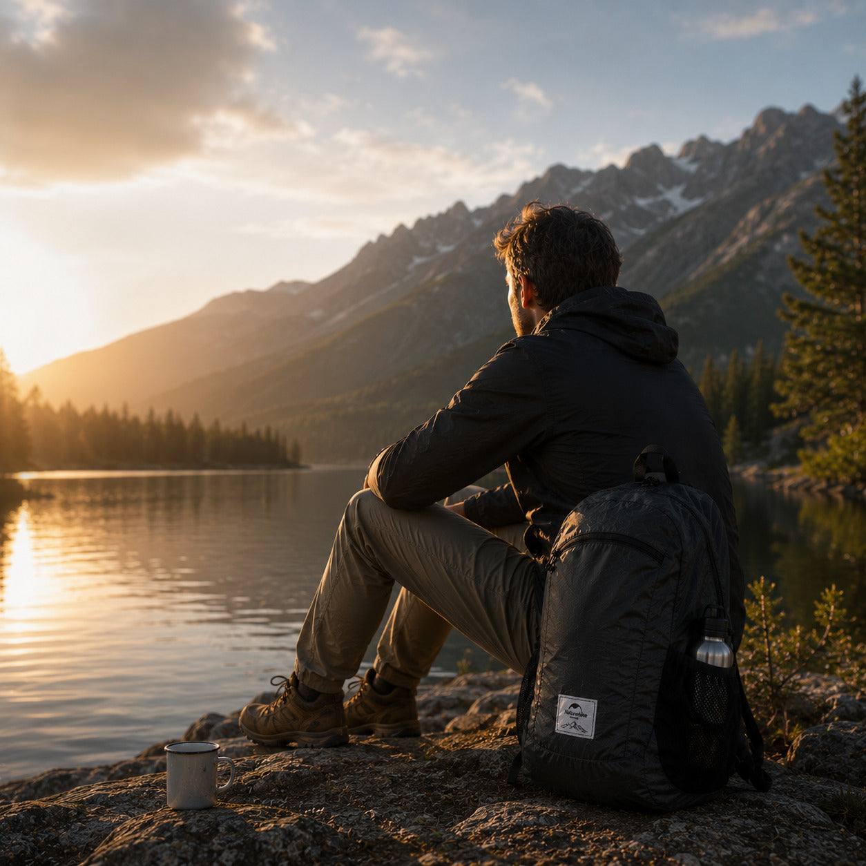 Mochila ultraleve dobrável 18L Naturehike