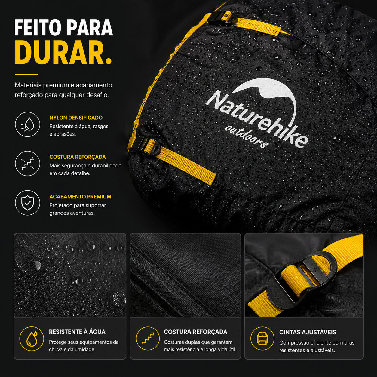 Bolsa Compactadora Naturehike para Saco de Dormir