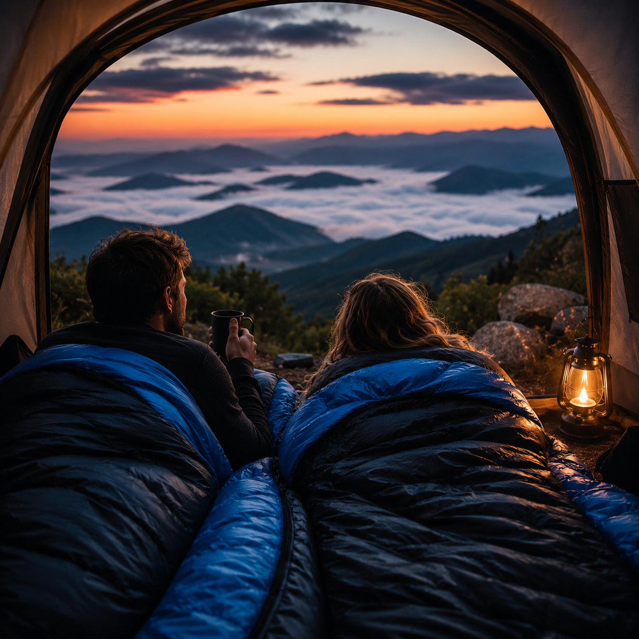 Saco de Dormir Naturehike CW400 Ultraleve
