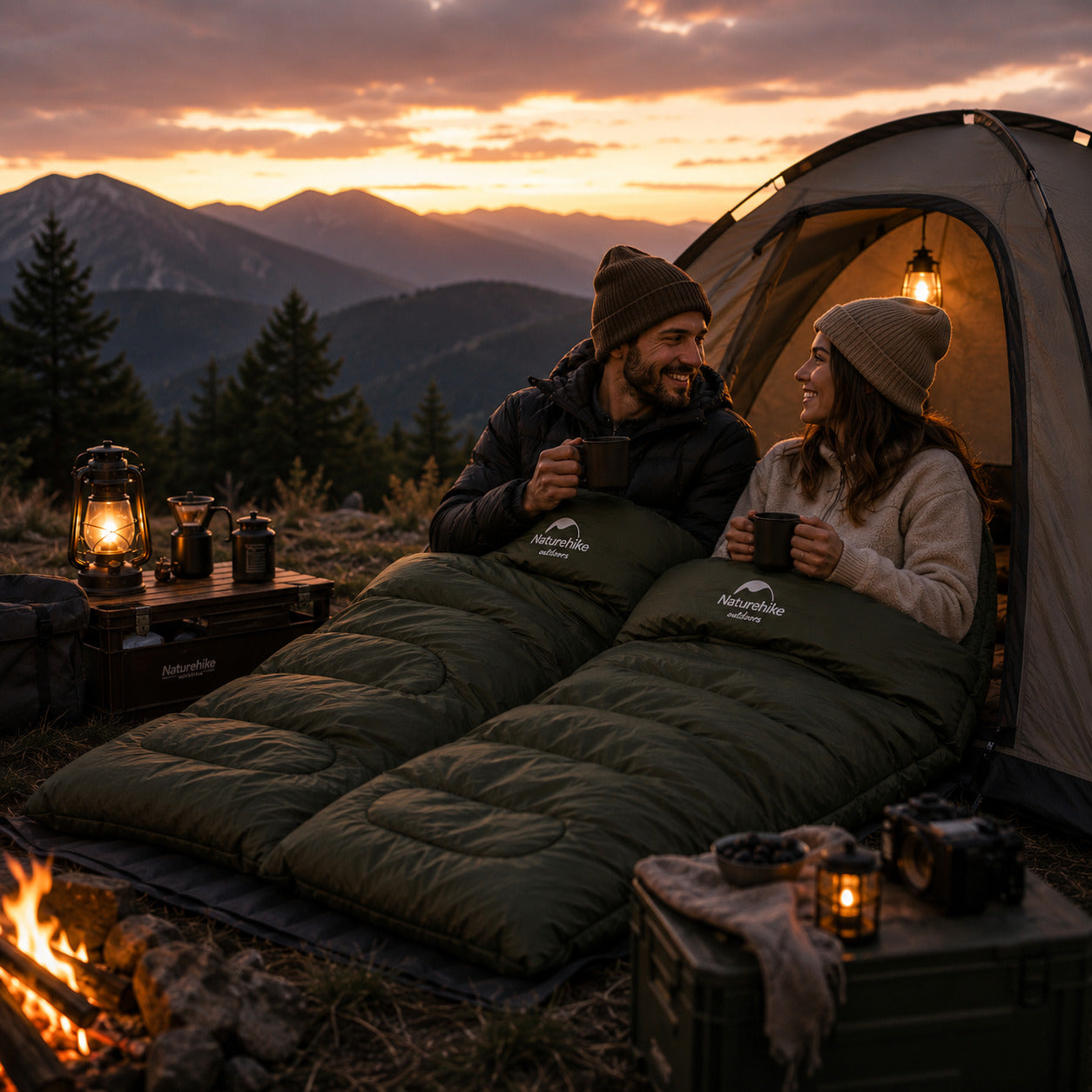 Saco de Dormir Naturehike Y150 para Camping