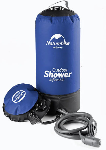 NatureHike 11L Outdoor Portable Inflatable Camping Shower Pressure Shower Water Bathing Bag