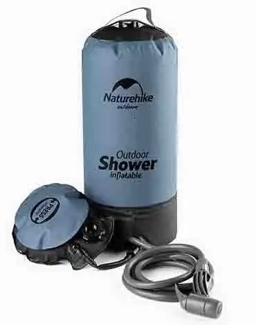 NatureHike 11L Outdoor Portable Inflatable Camping Shower Pressure Shower Water Bathing Bag