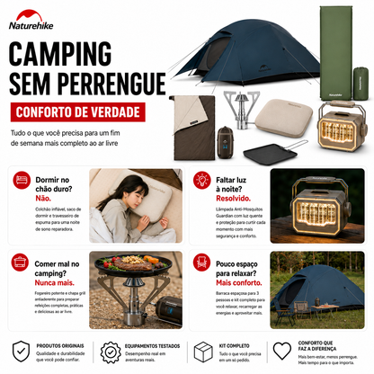 Kit Camping Confortável Naturehike