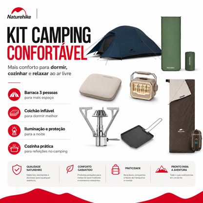 Kit Camping Confortável Naturehike