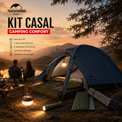 Kit Casal Naturehike Camping Confort