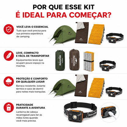 Kit Para Começar Naturehike Camping Solo