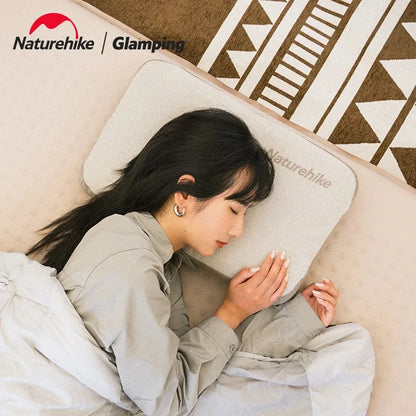 Naturehike Camping Memory Foam Comfort Square Pillow Outdoor Ultralight Travel Storage Sleeping Pillow