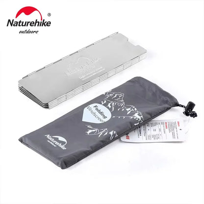 Naturehike Ultralight Outdoor 8 Plates Foldable Wind Shield Camping Stoves Windshield Foldable Gas Cookers Wind Deflectors Stove