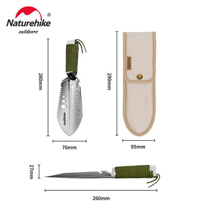 Naturehike Camping Shovel Outdoor Multifunctional Shovel Hiking Tactical Shovel Survival Emergency Tool Bushcraft Garden Shovels