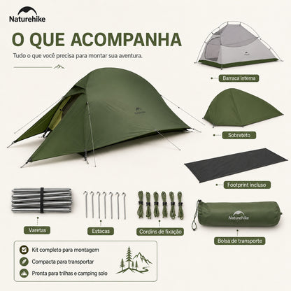 Barraca Naturehike 1 Pessoa Ultraleve Verde