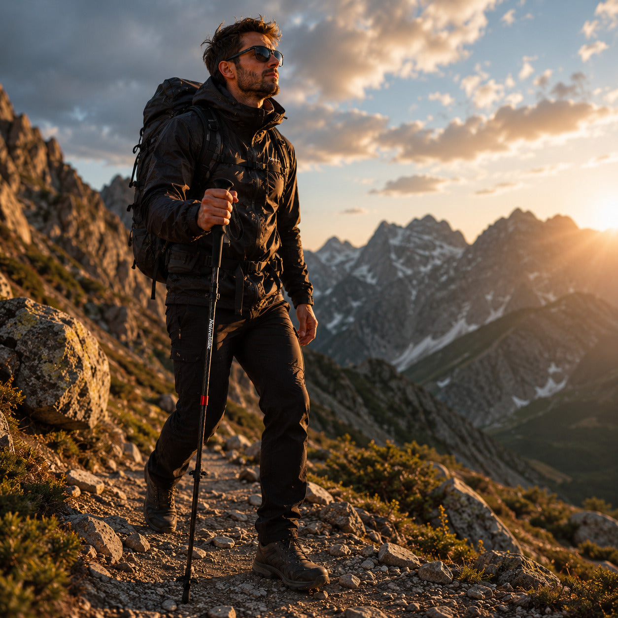 Bastão de Trekking NatureHike Wind Carbon