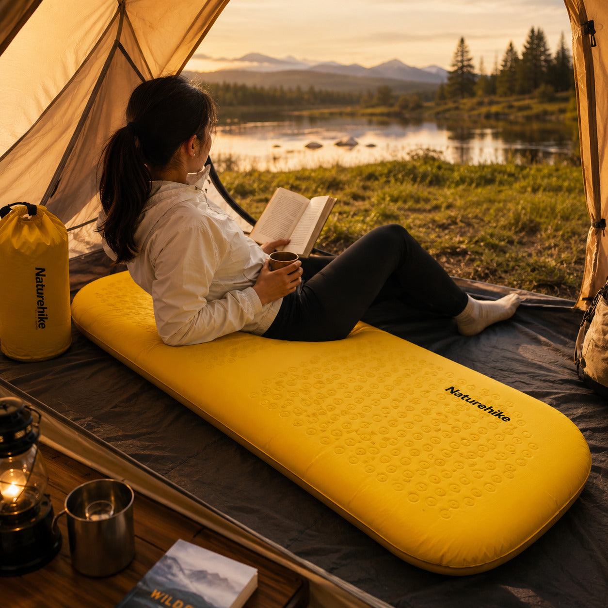 Colchão AutoInflável Naturehike R3.6 Ultralight para Camping