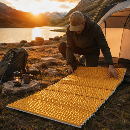 Isolante Térmico Naturehike R2.6 Dobrável Amarelo Mel