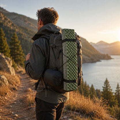 Isolante Térmico Naturehike R2.6 Dobrável Verde Militar