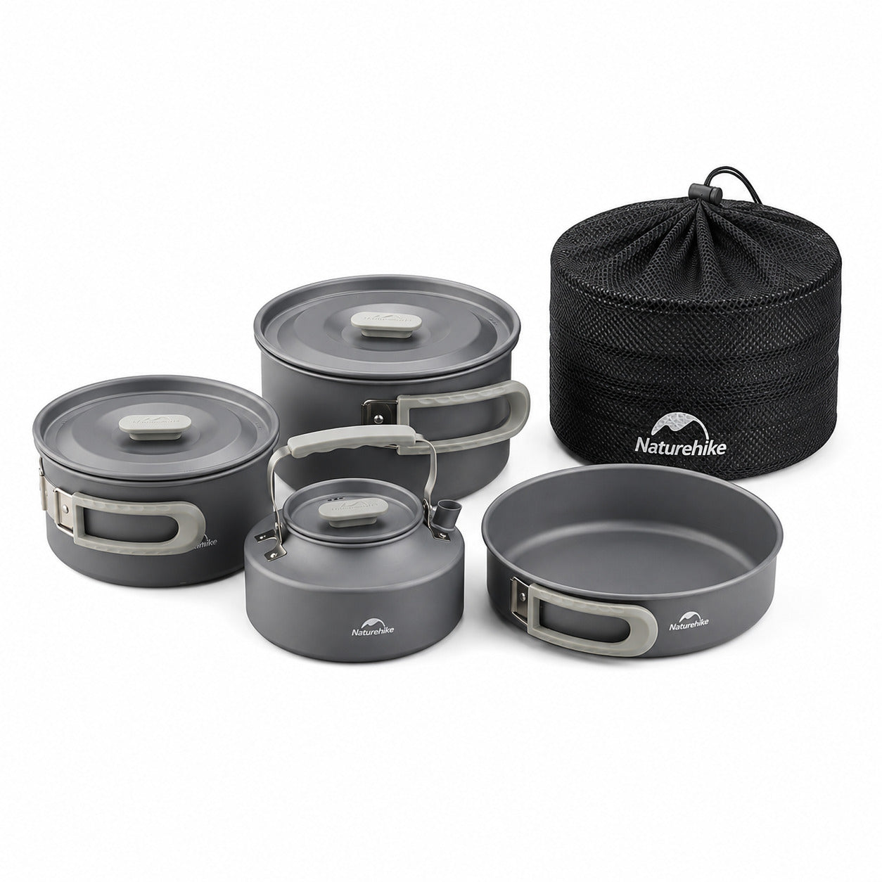 Kit Panelas para Camping em Alumínio ultraleve Naturehike