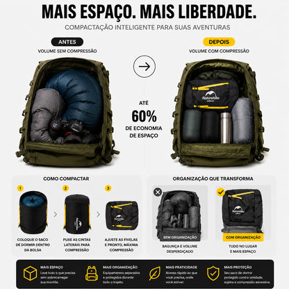 Bolsa Compactadora Naturehike para Saco de Dormir