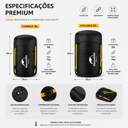 Bolsa Compactadora Naturehike para Saco de Dormir