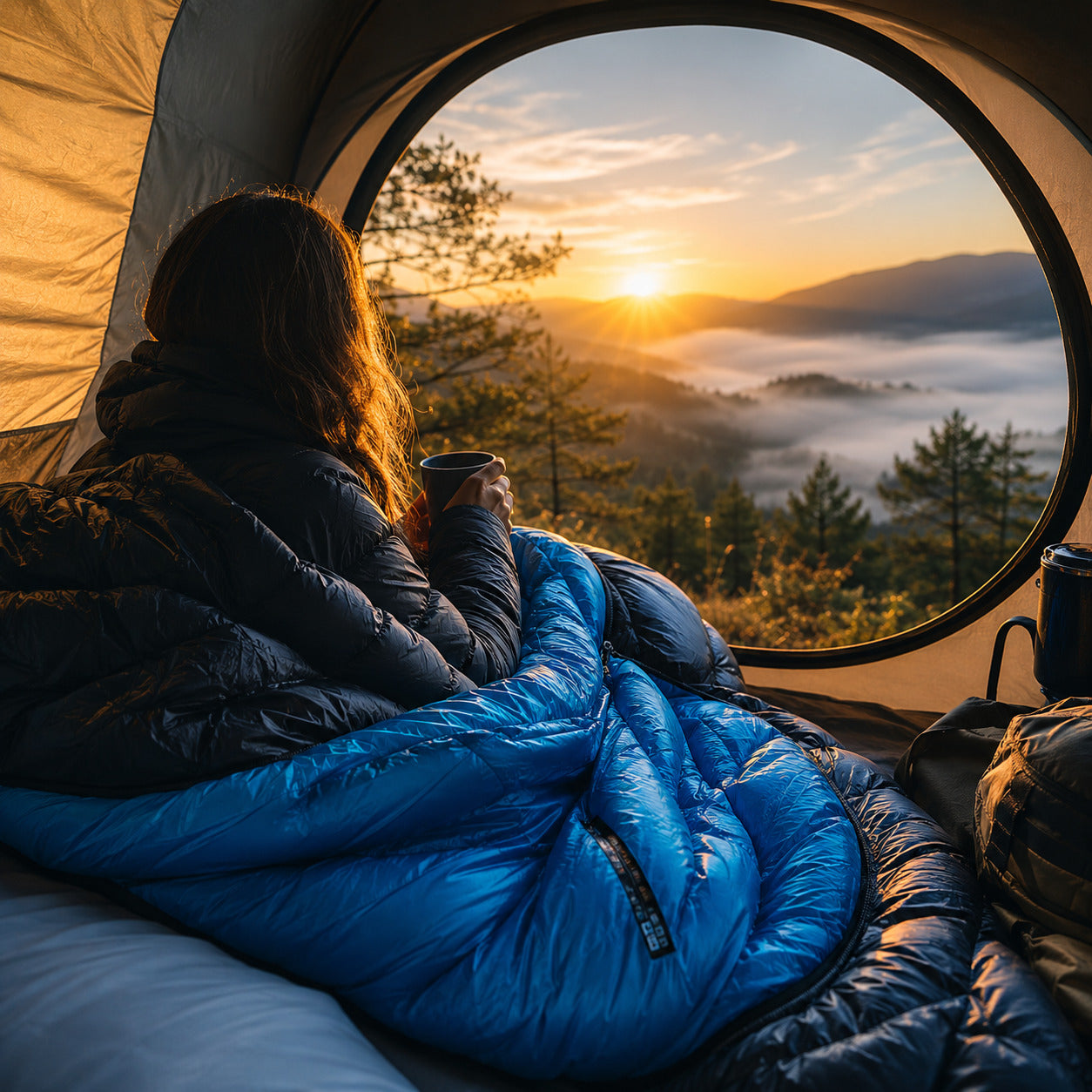 Saco de Dormir Naturehike CW400 Ultraleve