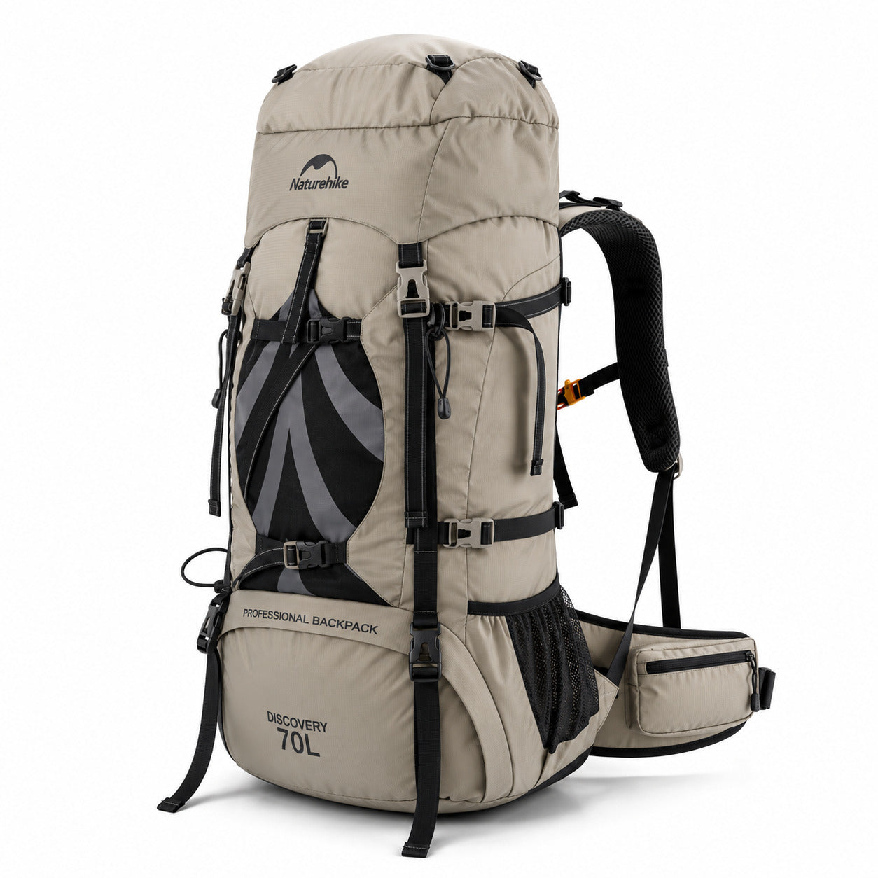 Mochila Cargueira Naturehike Expedition 70L+5L Impermeável
