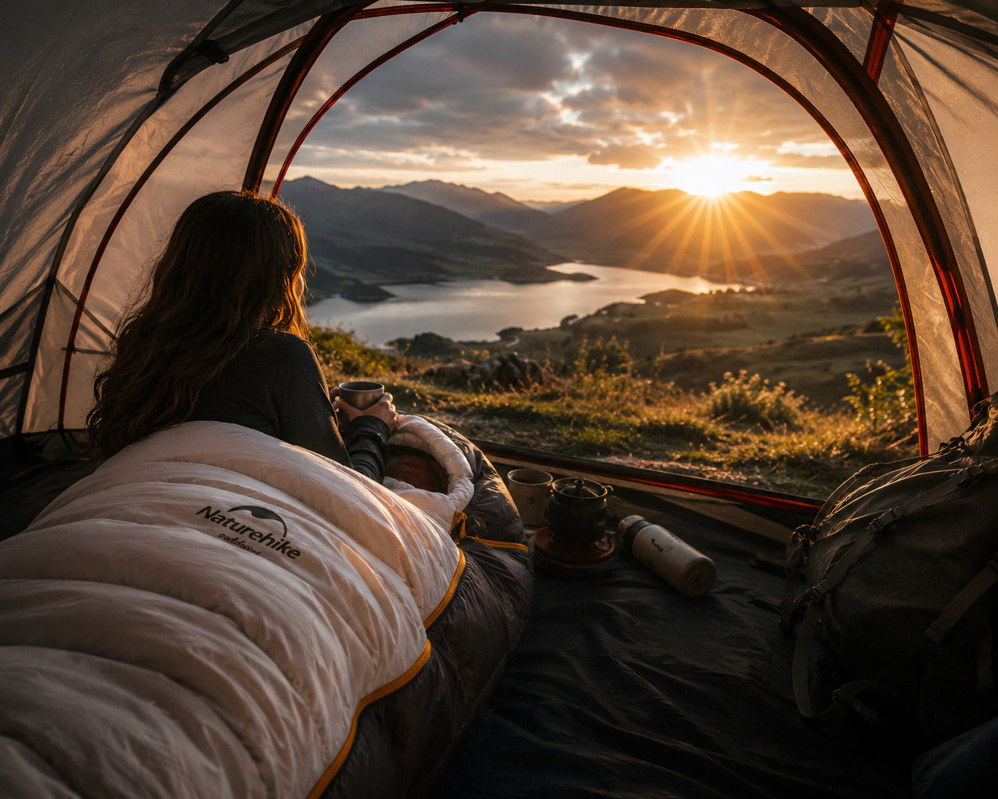 Saco de Dormir Naturehike Snowbird SP400 Ultraleve