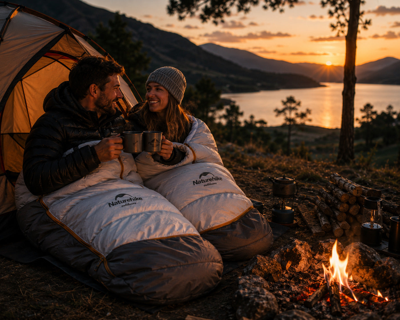 Saco de Dormir Naturehike Snowbird SP400 Ultraleve