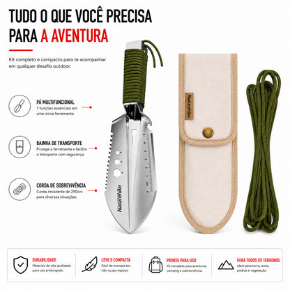 Pá Multifuncional NatureHike Survival Pro